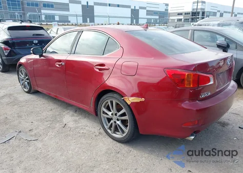 2009 Lexus Is 250 из США, поврежденный, VIN JTHBK262392087674